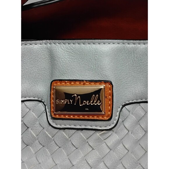 Simply Nicole Large woven Bag Blue - Picture 7 of 9